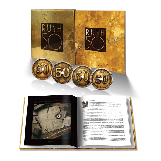 Cover for Rush · Rush 50 (CD) [Limited Deluxe Box Set edition] (2025)