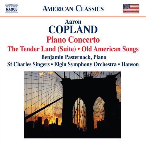 Copland Piano Concerto - Pasternack / Elgin So / Hanson - Muzyka - NAXOS CLASSICS - 0636943929728 - 27 kwietnia 2008