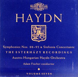 Esterhazy Recordings Symphonies Vol. 7 - Adam Fischer - Joseph Haydn - Musikk - NIMBUS RECORDS - 0710357541728 - 2017