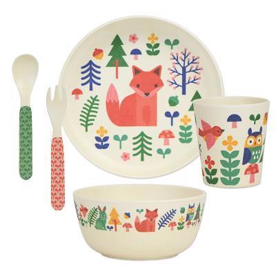 Cover for Petit Collage · Forest Friends Eco-Friendly Bamboo Dinnerware Set (MERCH) (2018)