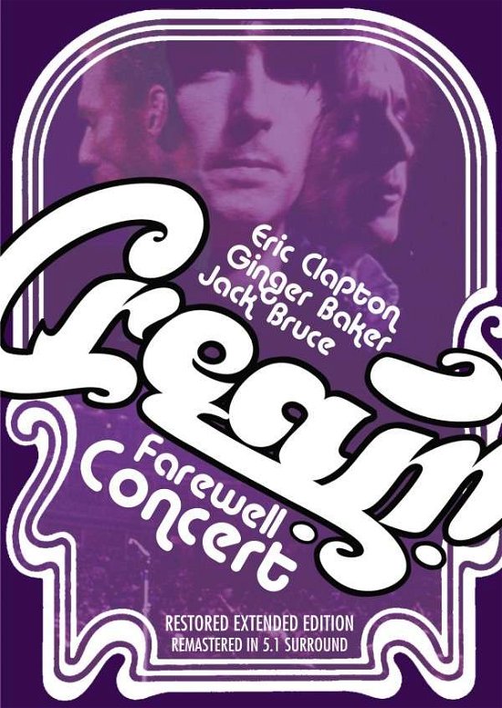 Cover for Cream · Farewell Concert (DVD) (2013)