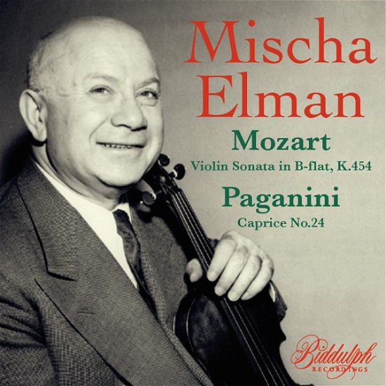 Cover for Elman,Misha / Rosé,Wolfgang / Peerce,Jan / Stevens,Risë · Misha Elman plays Mozart &amp; Paganini (CD) (2023)