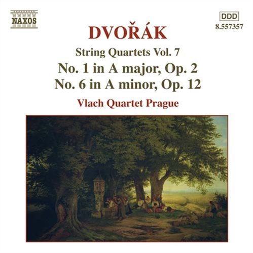 String Quartets 7 - Dvorak / Vlach Quartet Prague - Musik - NAXOS - 0747313235728 - 22 februari 2005