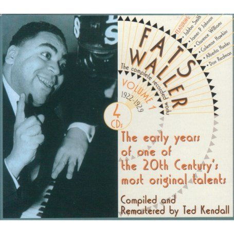 1922-1929 Vol.1 - Fats Waller - Musiikki - JSP - 0788065902728 - tiistai 22. maaliskuuta 2022