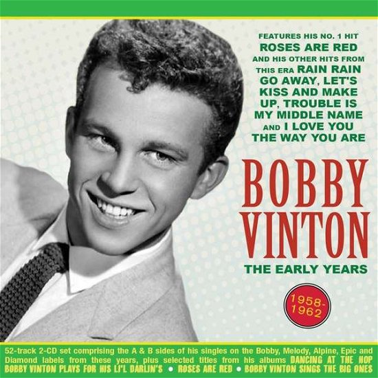 The Early Years 1958-62 - Bobby Vinton - Musik - ACROBAT - 0824046337728 - 9. april 2021