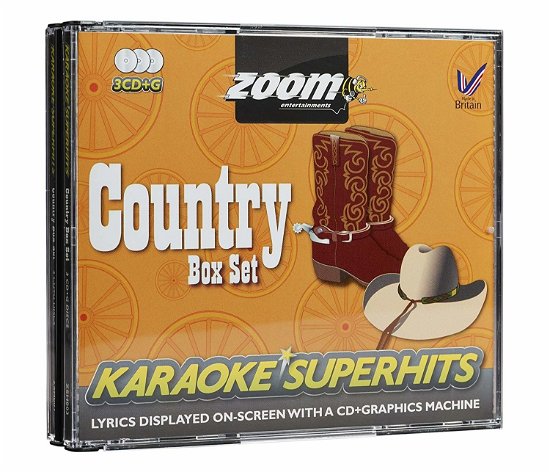 Karaoke Superhits: Country Box Set (CD+G) - Zoom Karaoke - Muziek - ZOOM KARAOKE - 0842705056728 - 12 juli 2011