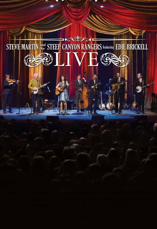 Cover for Steve Martin and the Steep Canyon Rangers Featuring Edie Brickell · Live (Blu-Ray) (2015)