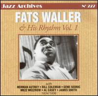 And His Rhythm Vol.1 - Fats Waller - Música - JAZZ ARCHIVES - 3540131606728 - 8 de abril de 2005