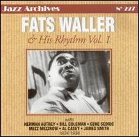 Cover for Fats Waller · And His Rhythm Vol.1 (CD) (2005)