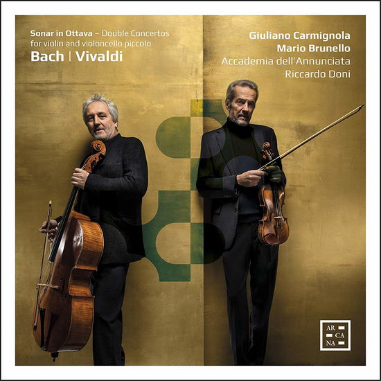 Cover for Carmignola, Giuliano / Mario Brunello · Bach / Vivaldi: Sonar in Ottava (CD) (2020)