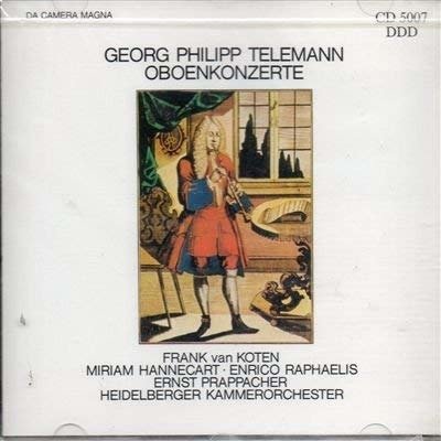 Cover for Georg Philipp Telemann  · Oboekonzerte (CD)