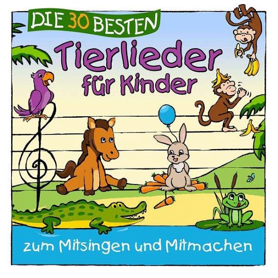 Cover for Sommerland,s. / Glřck,k.&amp; Ki · Die 30 Besten Tierlieder Fřr Kinder (CD) (2021)