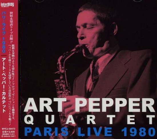 Cover for Art Pepper · Paris Live 1980 (CD) (2008)