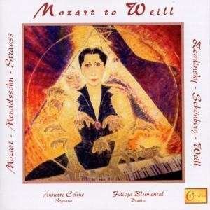 Cover for Mozart to Weill (CD) (2005)