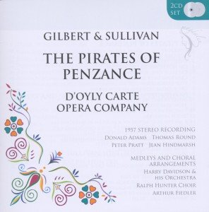 Gilbert & Sullivan - Pirates of Penzance - D Oyly Carte / Fiedler / Davidson / Roge - Musiikki - MAGDALEN - 5028165800728 - torstai 24. marraskuuta 2011