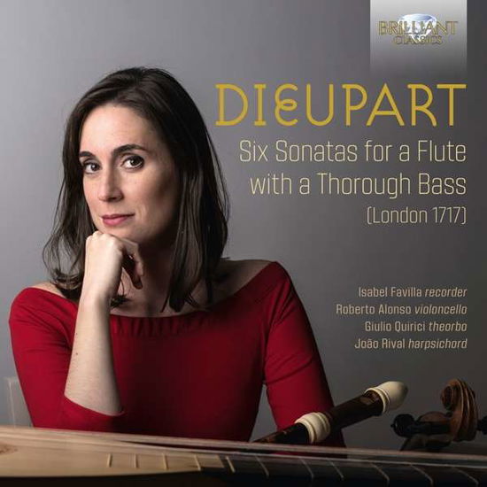 Six Sonatas for a Flute with a Thorough Bass - C. Dieupart - Musik - BRILLIANT CLASSICS - 5028421955728 - 1. August 2018