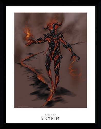 Skyrim: Flame Atronarch (Stampa In Cornice 30x40 Cm) - Skyrim - Merchandise - Gb Eye - 5028486389728 - 