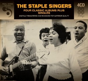 Cover for Staple Singers · 4 Classic Albums Plus Sin (CD) [Remastered edition] [Digipak] (2018)