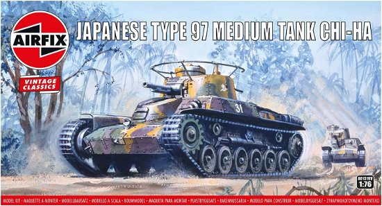Cover for Airfix · Airfix - 1:76 Type 97 Chi Ha Japanese Tank (2/22) * (Leksaker)