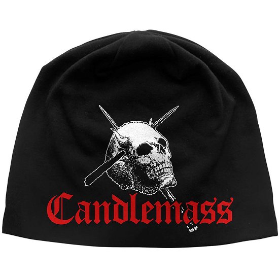 Cover for Candlemass · Candlemass Unisex Beanie Hat: Skull &amp; Logo (CLOTHES) [Unisex edition]
