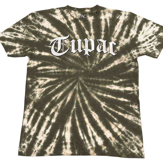 Tupac Unisex T-Shirt: Gothic Logo (Wash Collection) - Tupac - Merchandise -  - 5056561012728 - November 22, 2021