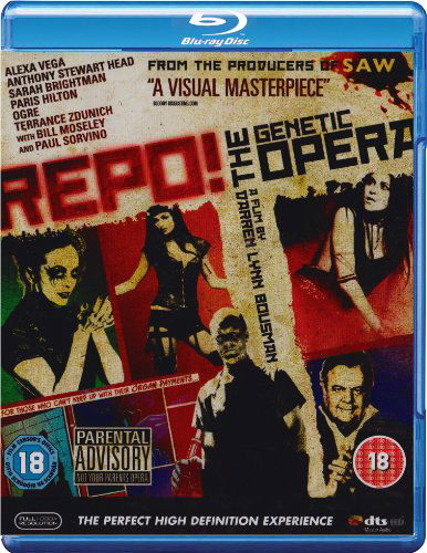 Cover for Repo a Genetic Opera BD · Repo - The Genetic Opera (Blu-Ray) (2009)