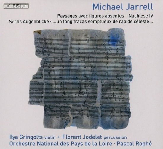 Cover for Florent Jodelet &amp; Ilya Gringolts &amp; Orchestre National Des Pays De La Loire · Michael Jarrell: Orchestral Works (CD) (2023)