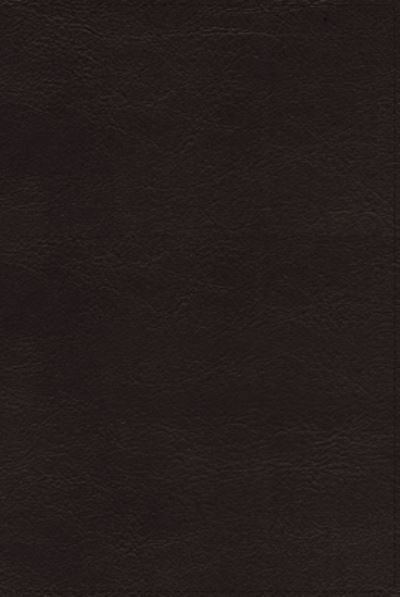 Cover for Zondervan · NASB, Thinline Bible, Large Print, Passaggio Setting, Leathersoft, Black, Red Letter, 1995 Text, Comfort Print: Elegantly uniting single and double columns into one Passaggio Setting Bible design (Skinnbok) (2022)