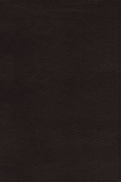 Cover for Zondervan · NASB, Thinline Bible, Large Print, Passaggio Setting, Leathersoft, Black, Red Letter, 1995 Text, Comfort Print: Elegantly uniting single and double columns into one Passaggio Setting Bible design (Leather Book) (2021)