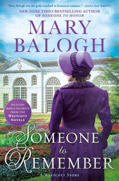 Cover for Mary Balogh · Someone to Remember - The Westcott Series (Hardcover Book)