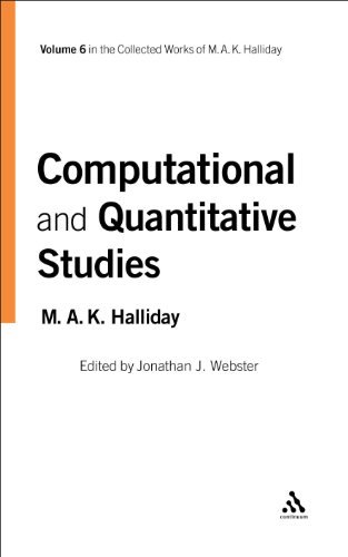 Cover for Jonathan J. Webster · Computational and Quantitative Studies: Volume 6 (Collected Works M a Halliday) (Hardcover Book) (2005)