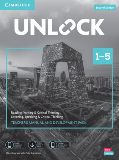 Cover for Chris Sowton · Unlock Levels 1-5 Teacher's Manual and Development Pack W/Downloadable Audio, Video and Worksheets (Buch) (2019)