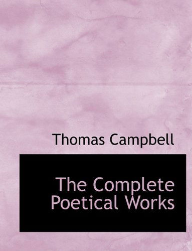 Cover for Thomas Campbell · The Complete Poetical Works (Hardcover Book) (2010)