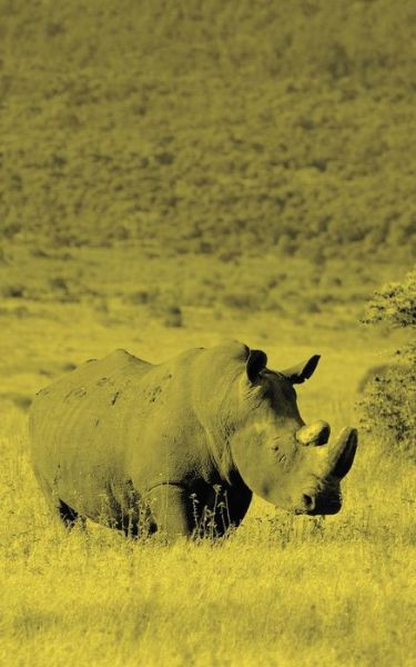 Cover for Eva-Lotta Jansson · Alive! white rhino - Yellow duotone - Photo Art Notebooks (5 x 8 series) (Paperback Book) (2016)