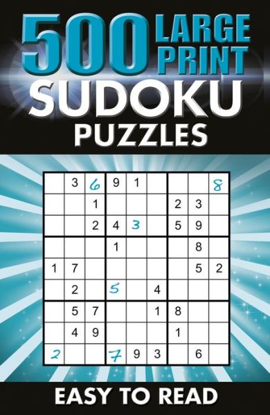 Cover for Eric Saunders · 500 Large Print Sudoku Puzzles (Book) (2022)