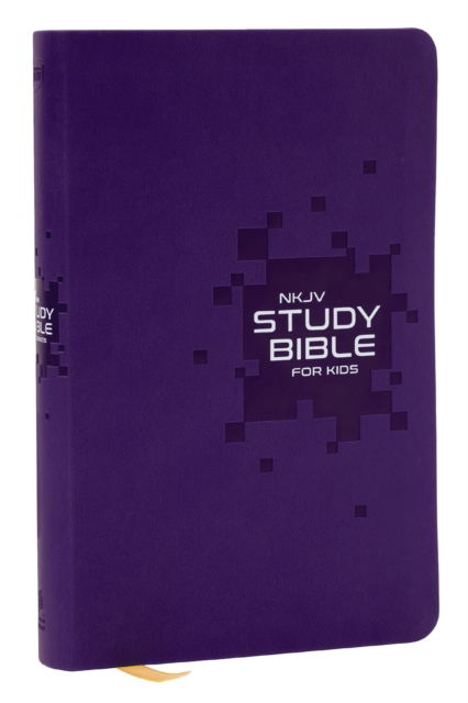 Cover for Thomas Nelson · NKJV Study Bible for Kids, Purple Leathersoft: The Premier Study Bible for Kids (Leather Book) (2025)