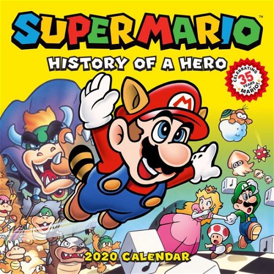 Super Mario Retro 2020 Wall Calendar: History of a Hero - Pokemon - Merchandise - Abrams - 9781419736728 - 30. juli 2019
