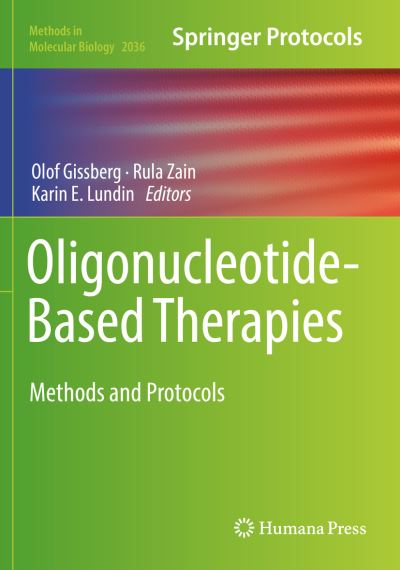 Cover for Oligonucleotide-Based Therapies: Methods and Protocols - Methods in Molecular Biology (Paperback Book) [2019 edition] (2020)