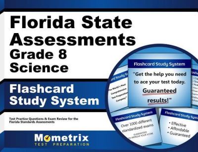 Cover for FSA Exam Secrets Test Prep Team · Florida State Assessments Grade 8 Science Flashcard Study System (Paperback Book) (2023)