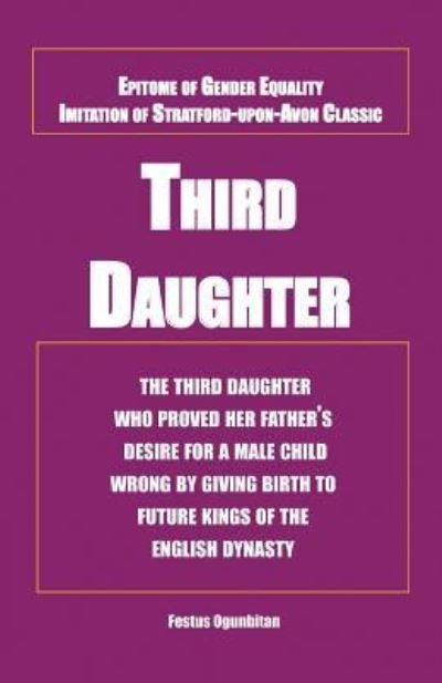 Cover for Festus Ogunbitan · Third Daughter (Pocketbok) (2017)
