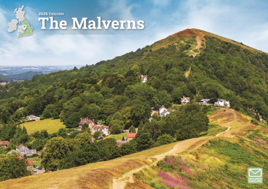 Cover for Carousel Calendars · The Malverns A4 Calendar 2025 (Paperback Book) (2024)