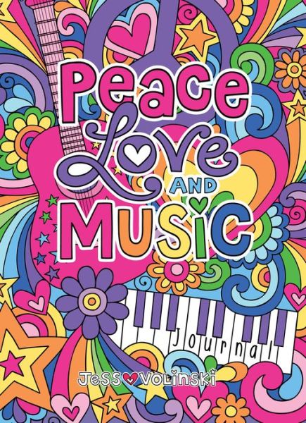 Notebook Doodles Peace Love and Music Guided Journal - Notebook Doodles - Jess Volinski - Inne - Fox Chapel Publishing - 9781641780728 - 8 stycznia 2019