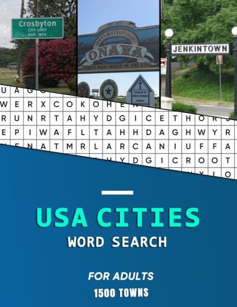 Cover for Express Wordsearch · USA Cities word search for Adults (Paperback Book) (2019)