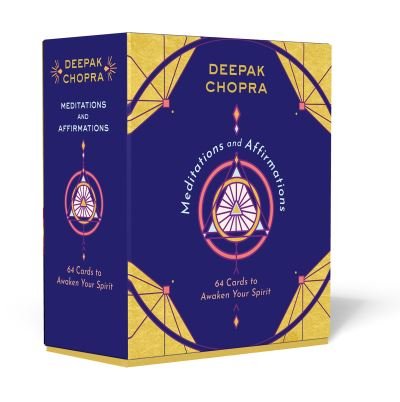 Cover for Dr Deepak Chopra · Meditations and Affirmations: 64 Cards to Awaken Your Spirit (Inbunden Bok) (2021)