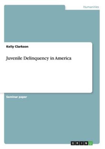 Cover for Kelly Clarkson · Juvenile Delinquency in America (Paperback Book) (2013)