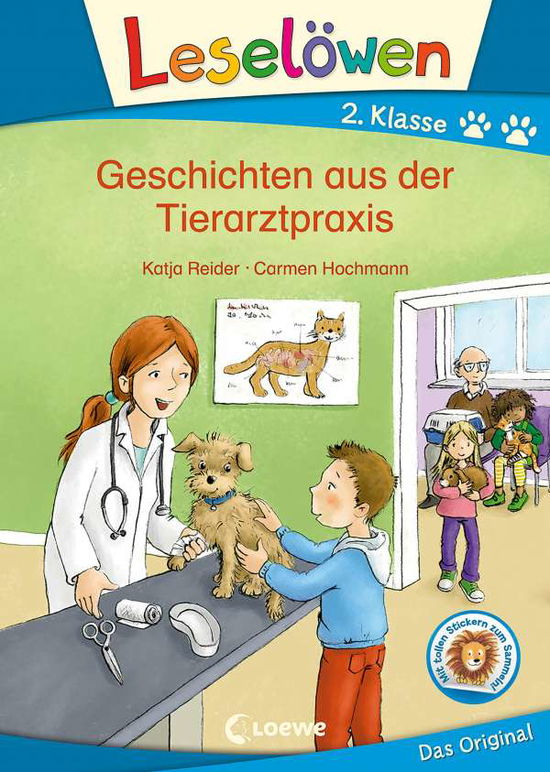 Leselöwen 2. Klasse - Geschichten aus der Tierarztpraxis - Katja Reider - Livros - Loewe Verlag GmbH - 9783743208728 - 16 de junho de 2021