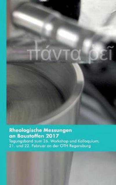 Cover for Greim · Rheologische Messungen an Baustof (Book) (2017)