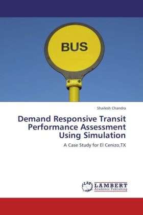 Cover for Chandra · Demand Responsive Transit Perfo (Book)