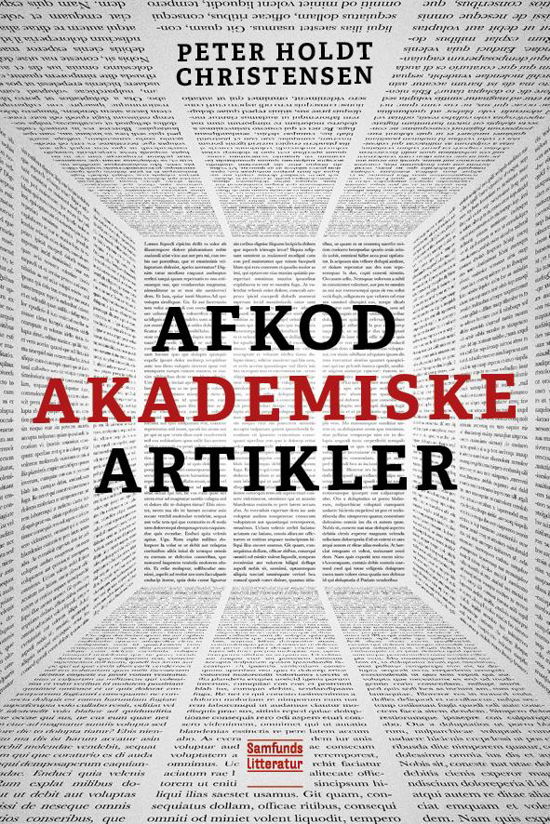 Cover for Peter Holdt Christensen · Afkod akademiske artikler (Pocketbok) (2017)