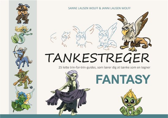 Cover for Sanne Lausen Wolff og Janni Lausen Wolff · Tankestreger - Fantasy (Sewn Spine Book) [1er édition] (2024)